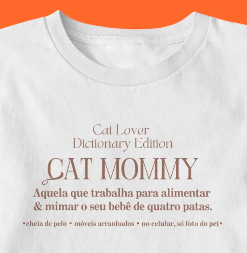 Cat mommy - Mocha Mousse