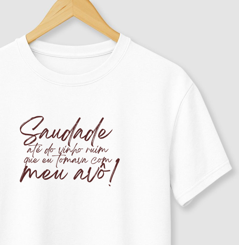 Saudade até do vinho ruim - avô