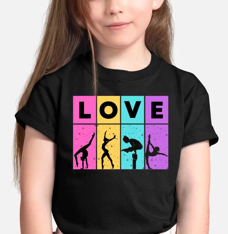 Camiseta Ginástica Artistica - LOVE 