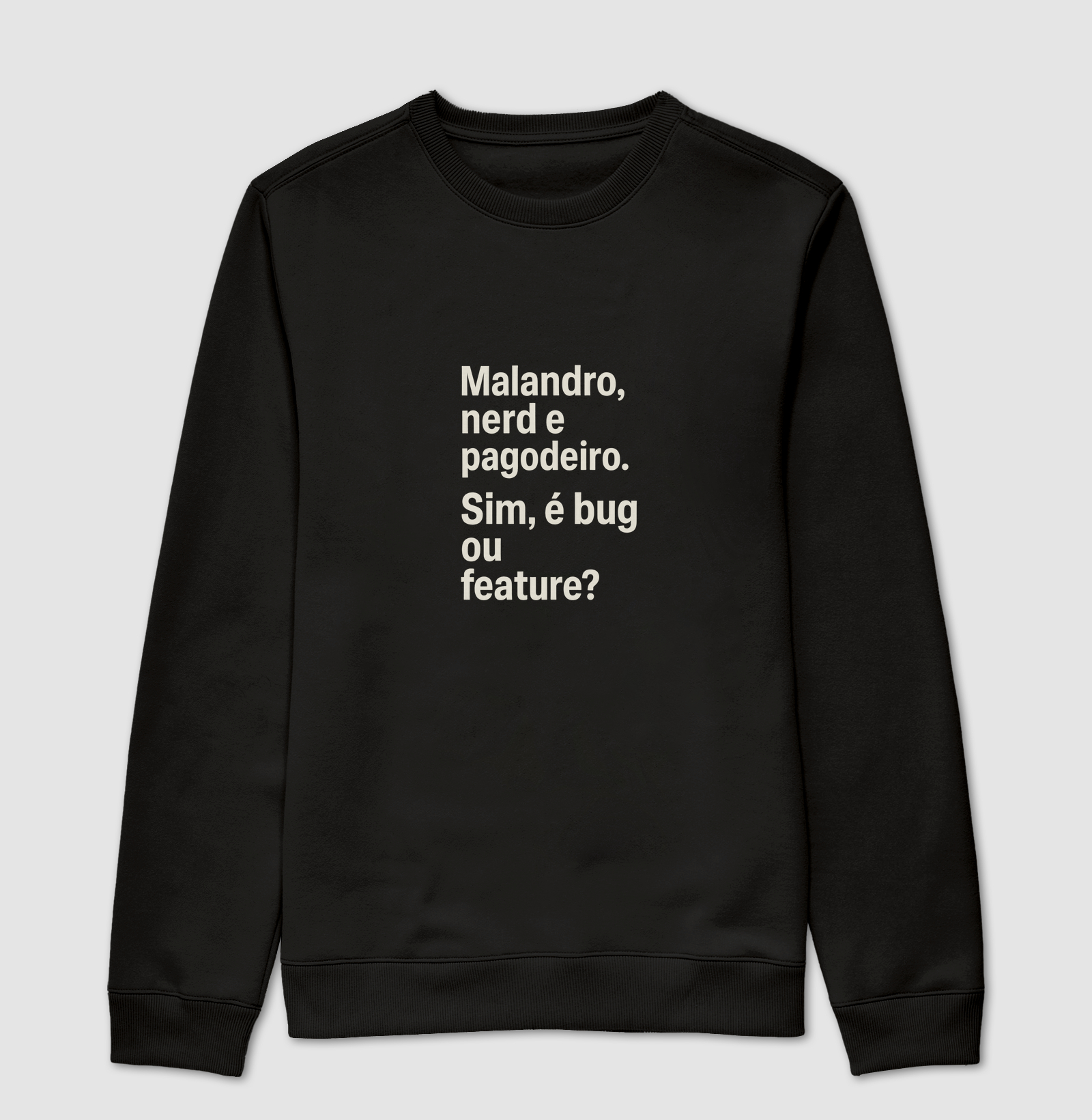 Camisa Malandro e Nerd