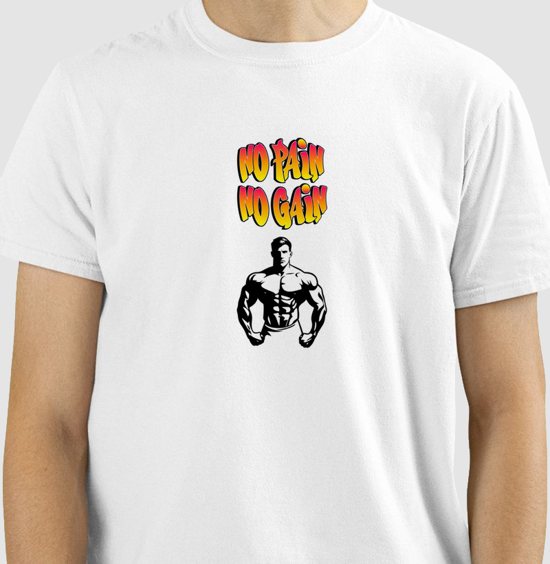 Camiseta no pain no gain
