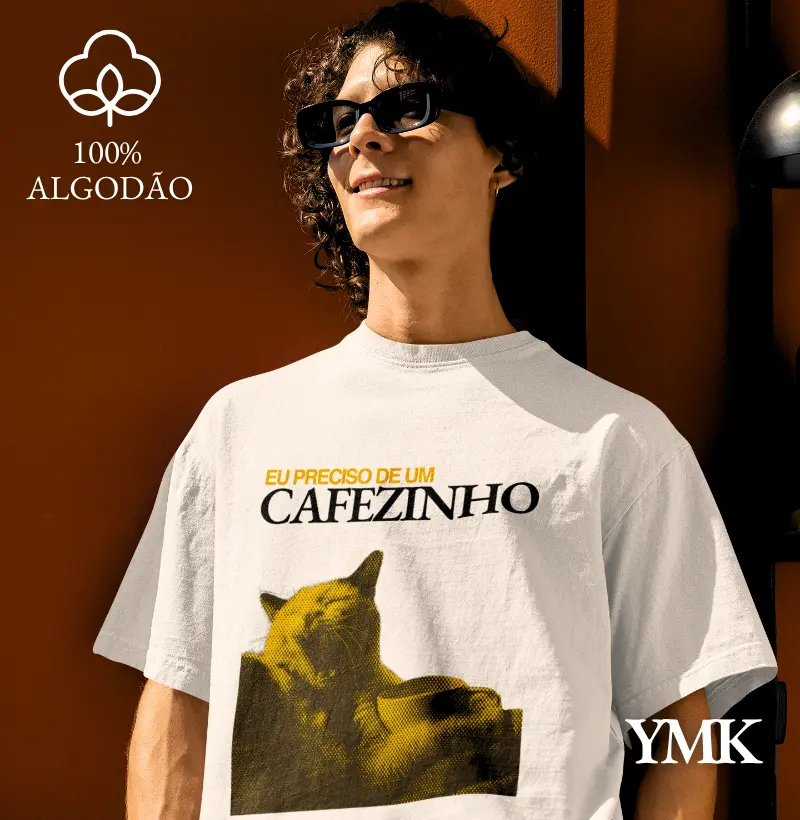 Camiseta Eu Preciso De Um Cafezinho - (T-Shirt & Baby Look)