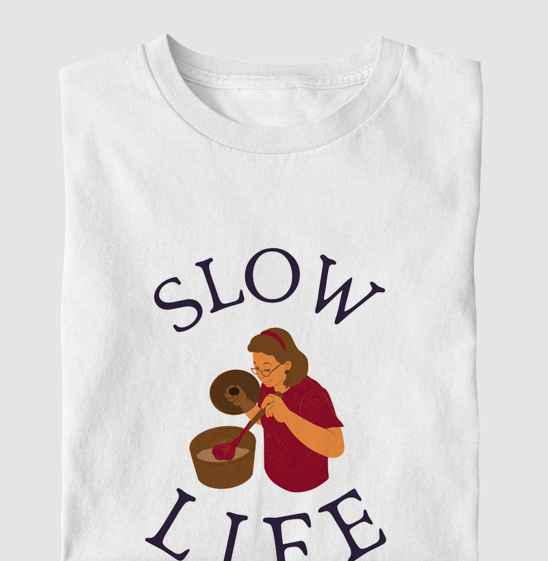 Camiseta Comida Afetiva - Coleção Slow Life