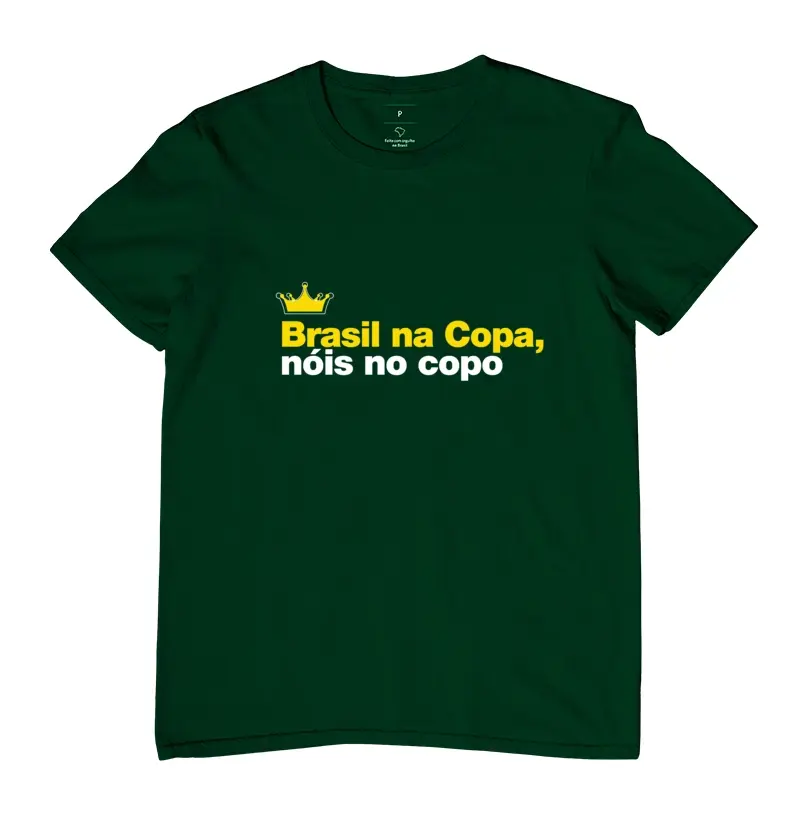 Brasil na copa nois no copo