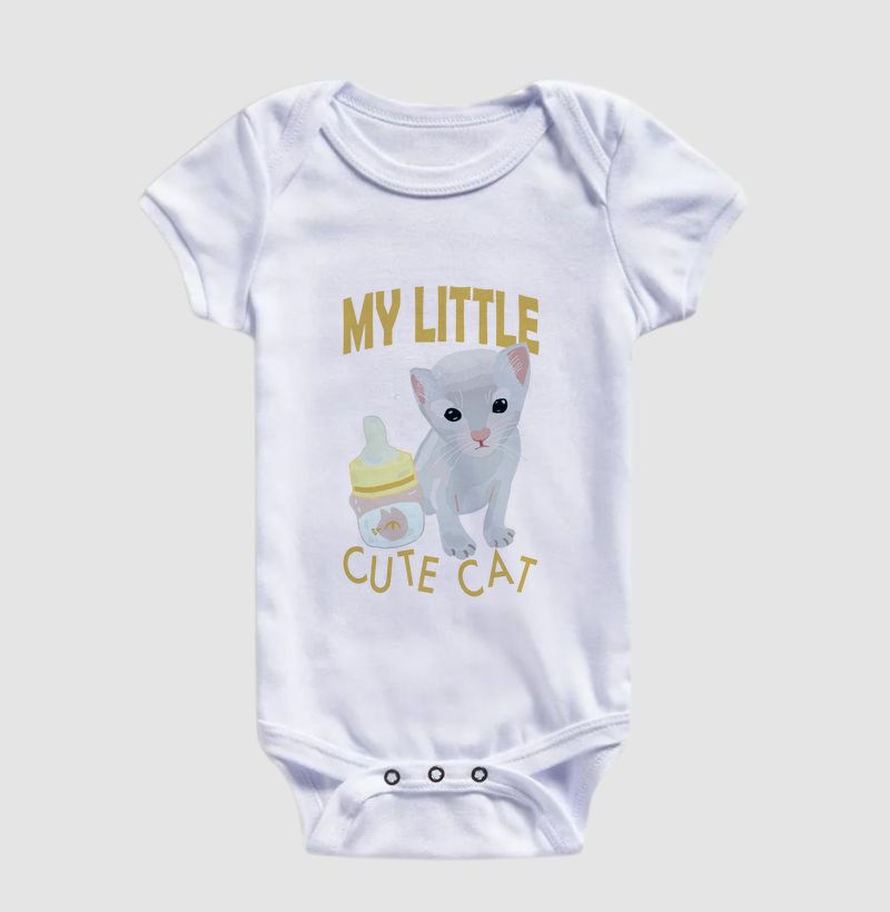 Body bebê Gatinho - My Little Cute Cat