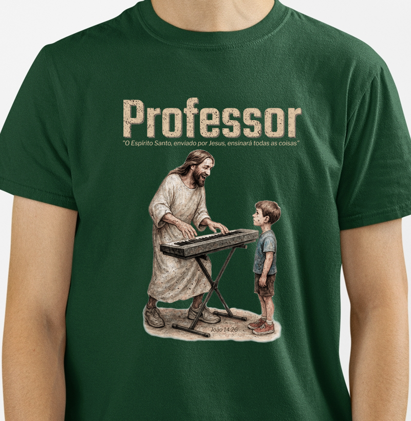 Camiseta Professor - Teclado
