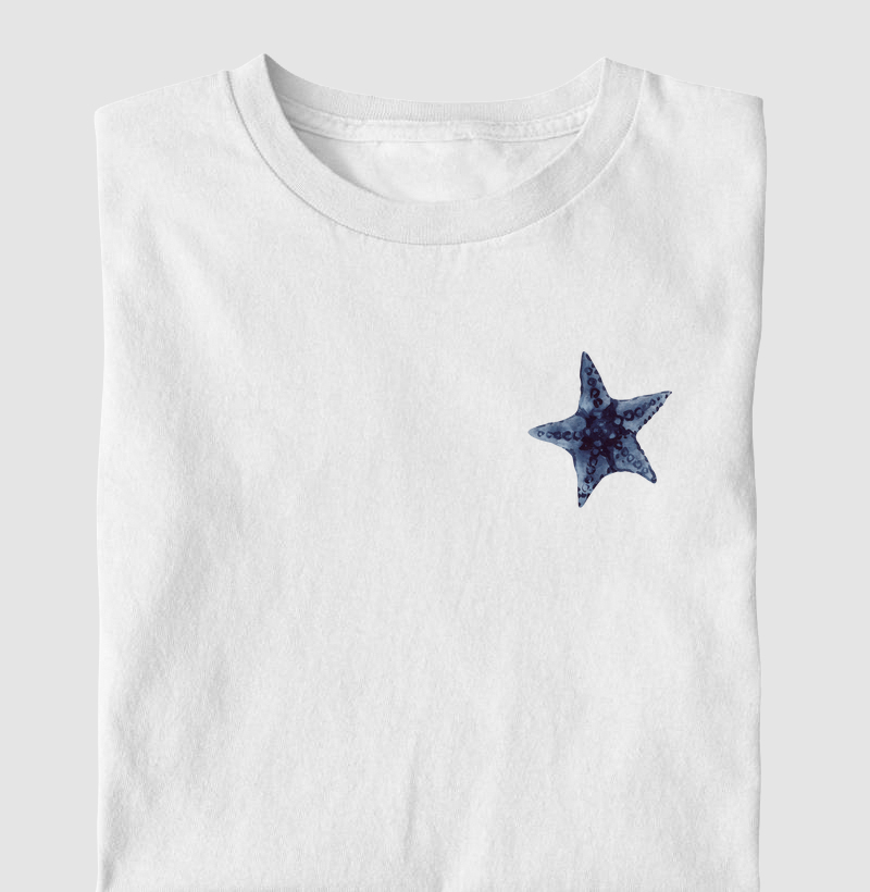 Oceano Creative - Estrela do Mar Camiseta Infantil 