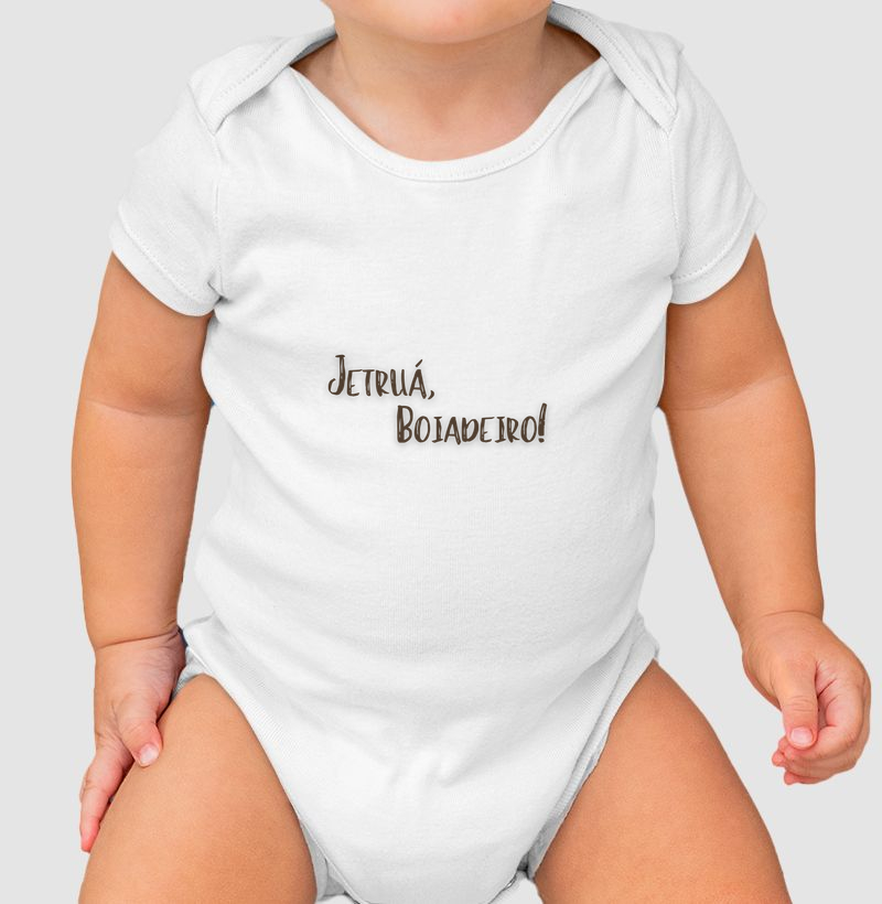 Boiadeiro - Saudação - Body Branco