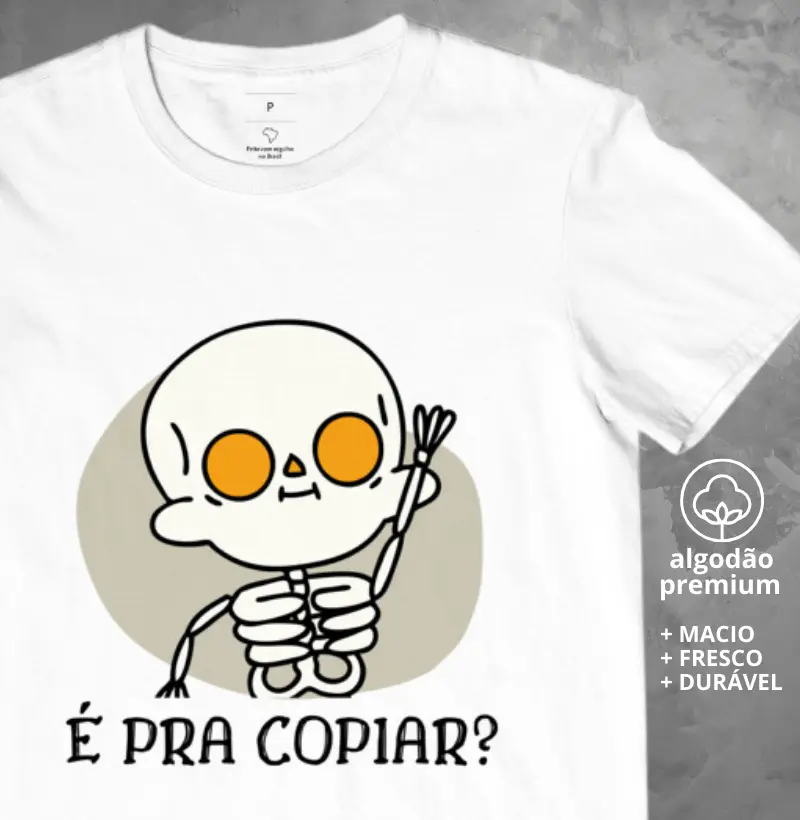 Camiseta É pra copiar