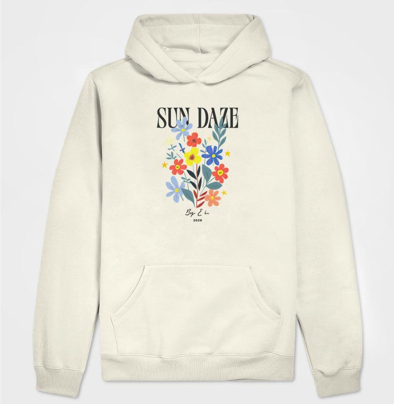Sun Daze - E é. - Hoodie Slim
