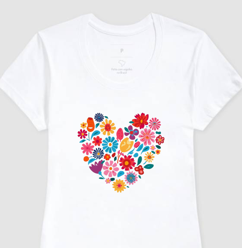 Eu vejo flores em você