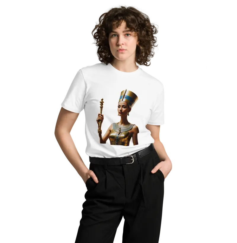 Sinta a Força da Rainha: Compre Sua Camiseta do Arquétipo de Nefertiti!