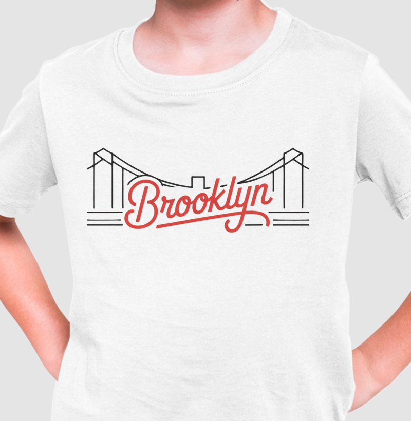 Camiseta "Brooklyn" - Estilo Clássico Urbano