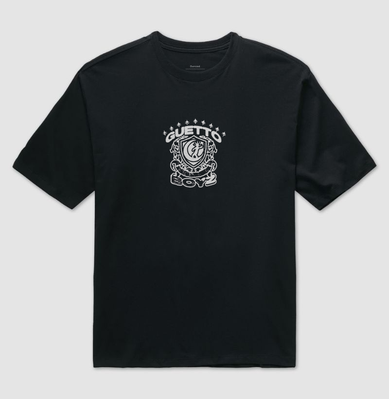 Oversized Guetto Boyz Crew BLACK