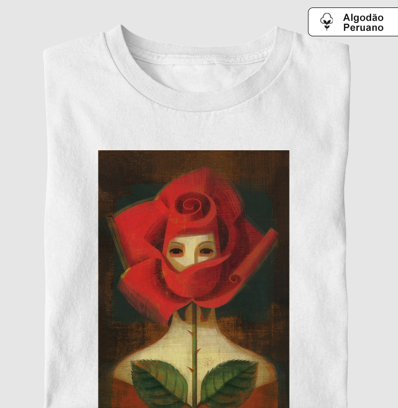 Woman with a Red Rose