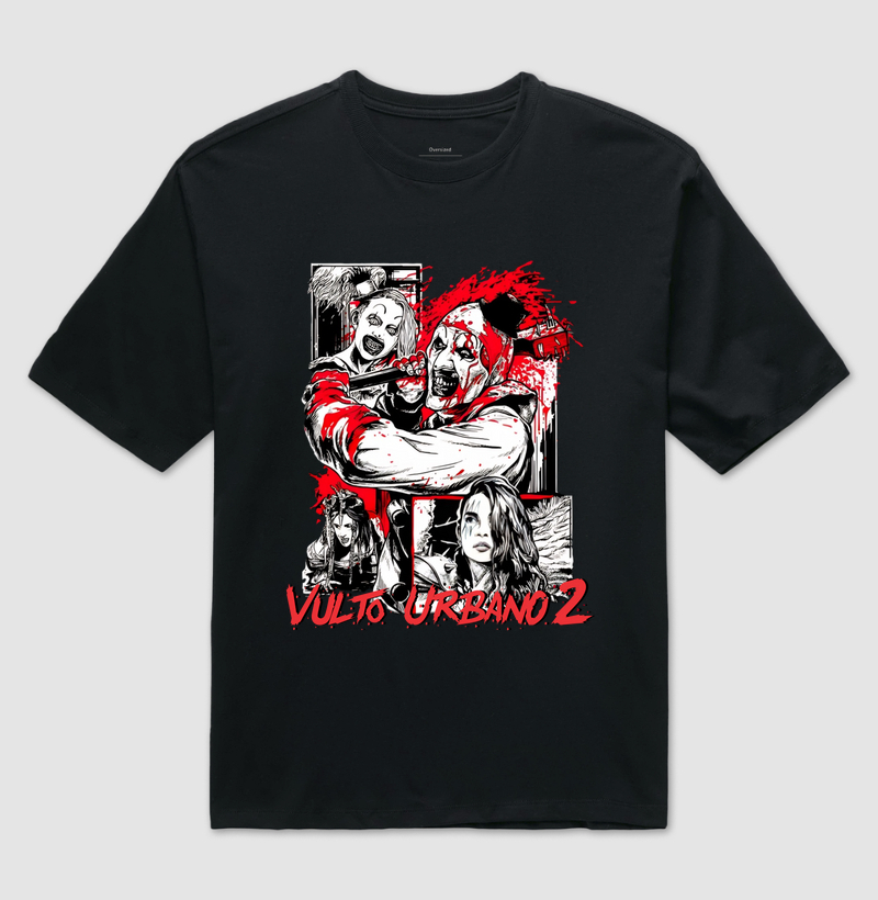 Camiseta de Terror 𝐓𝐞𝐫𝐫𝐢𝐟𝐢𝐞𝐫 Vulto Urbano