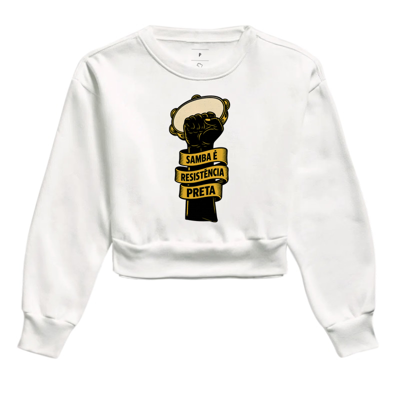 Camiseta Original Samba é Resistência Preta