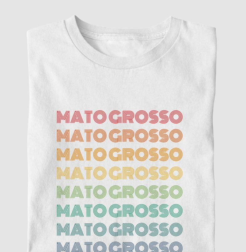 Mato Grosso Letreiro Retrô