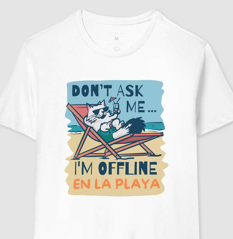 Offline en la playa