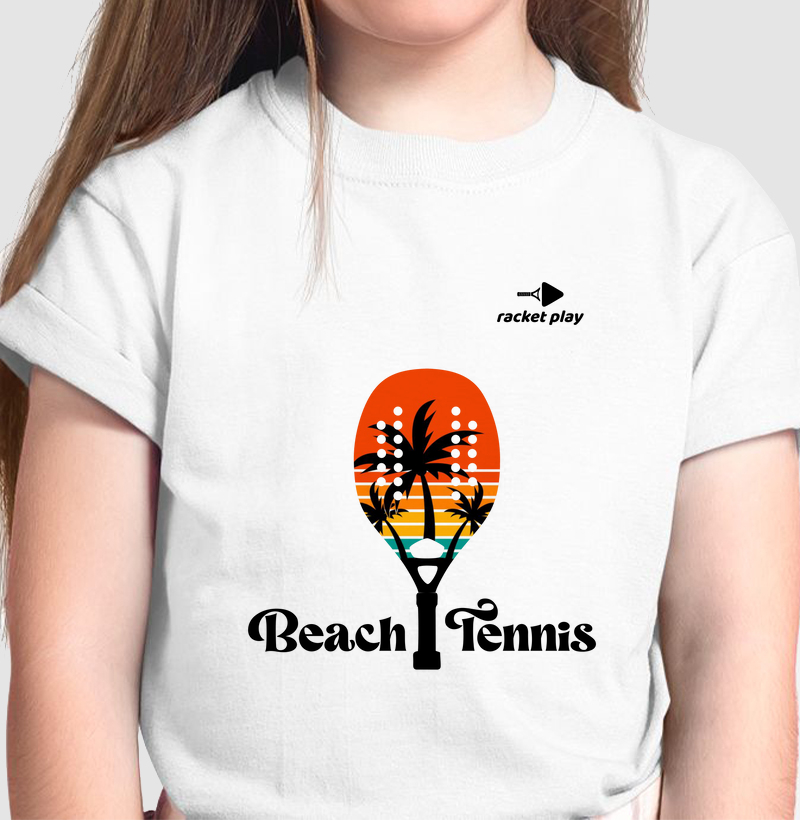 Camiseta Beach Tennis - Raquete Paradise