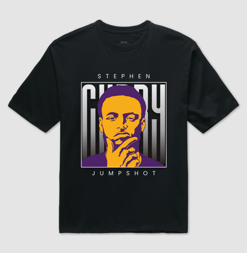 Camiseta Oversized JumpShot Curry