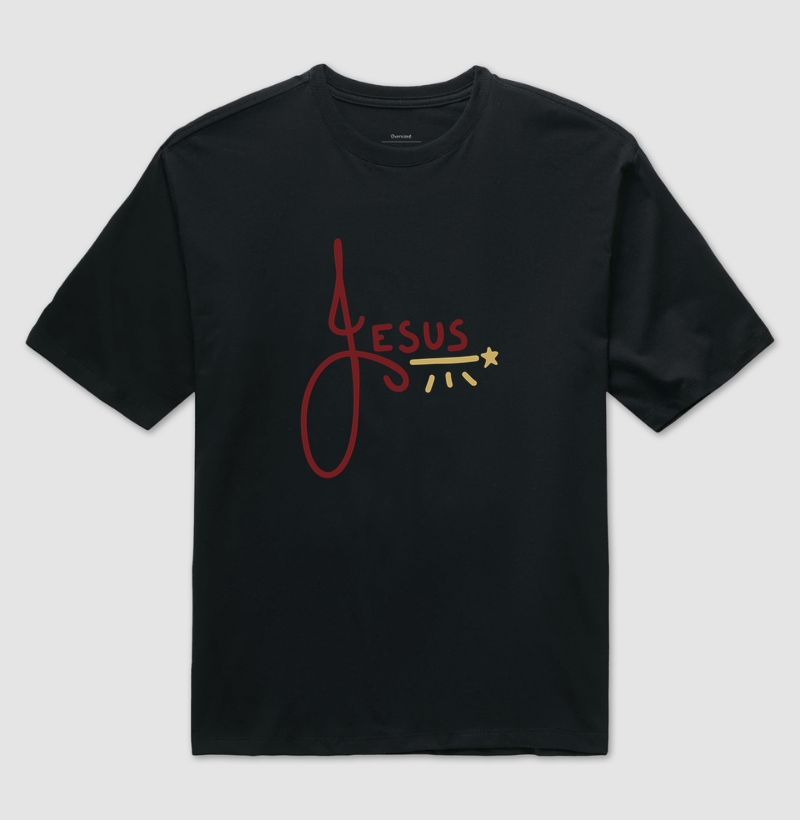 Camiseta Jesus Oversized 