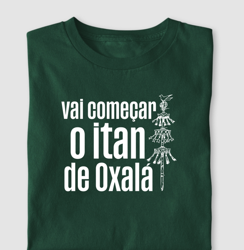 Vai começar o Itan de Oxalá