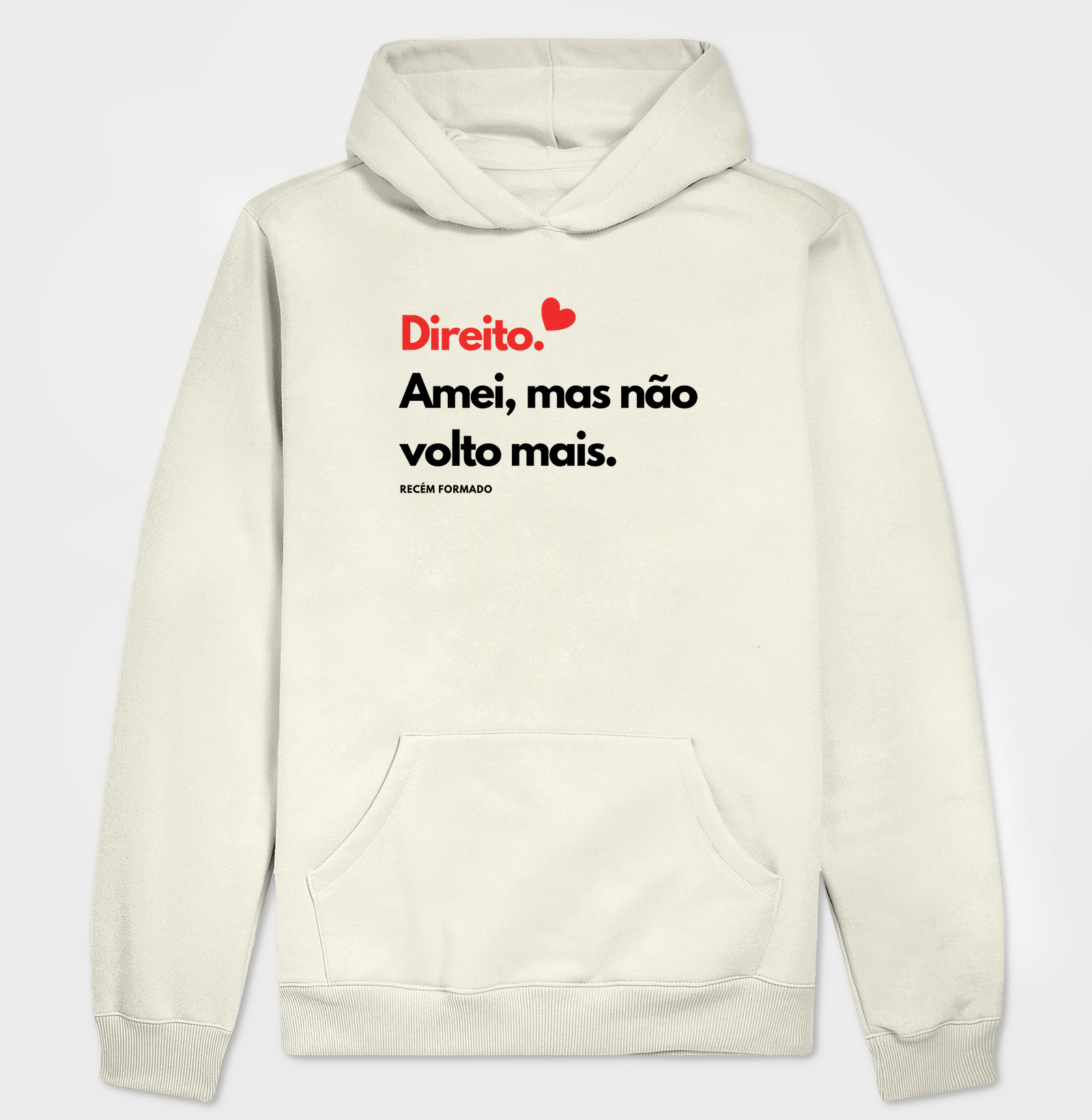 Hoodie Moletom Direito