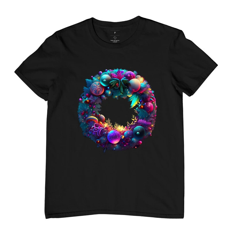 Camiseta Natalia, Guirlanda de Natal.