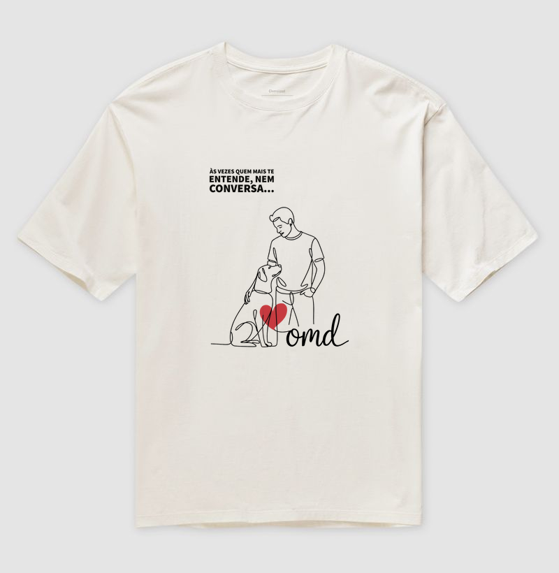 Camiseta Oversized Quem mais te entende