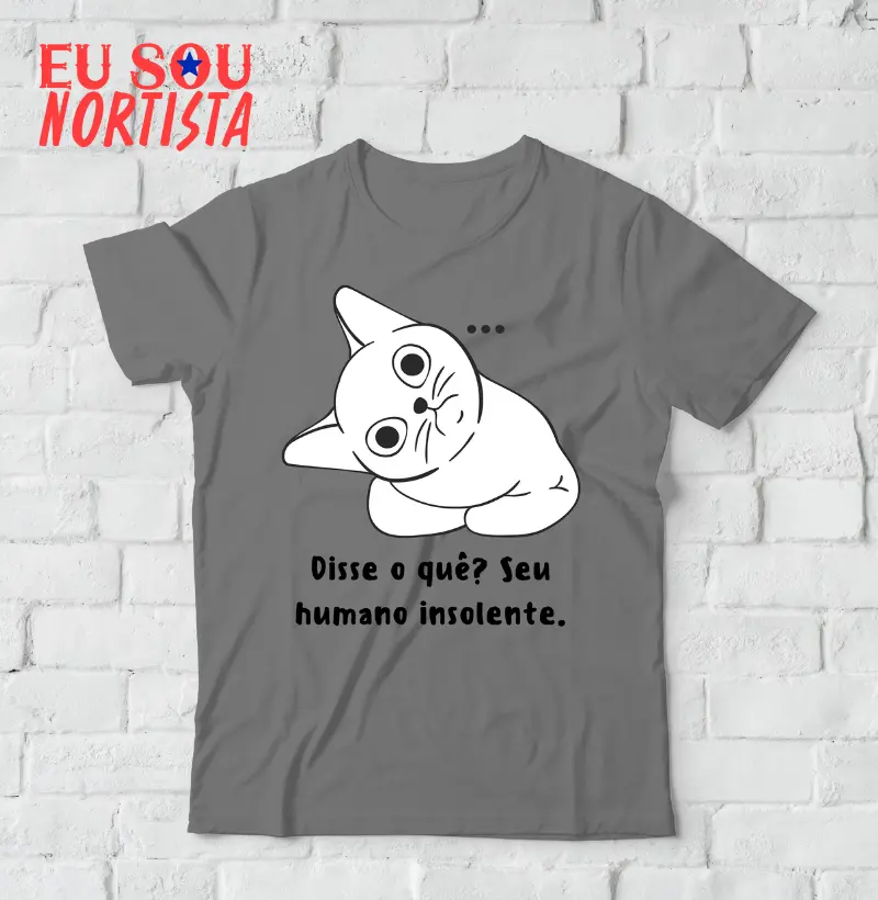Camiseta Estampa Humano Insolente