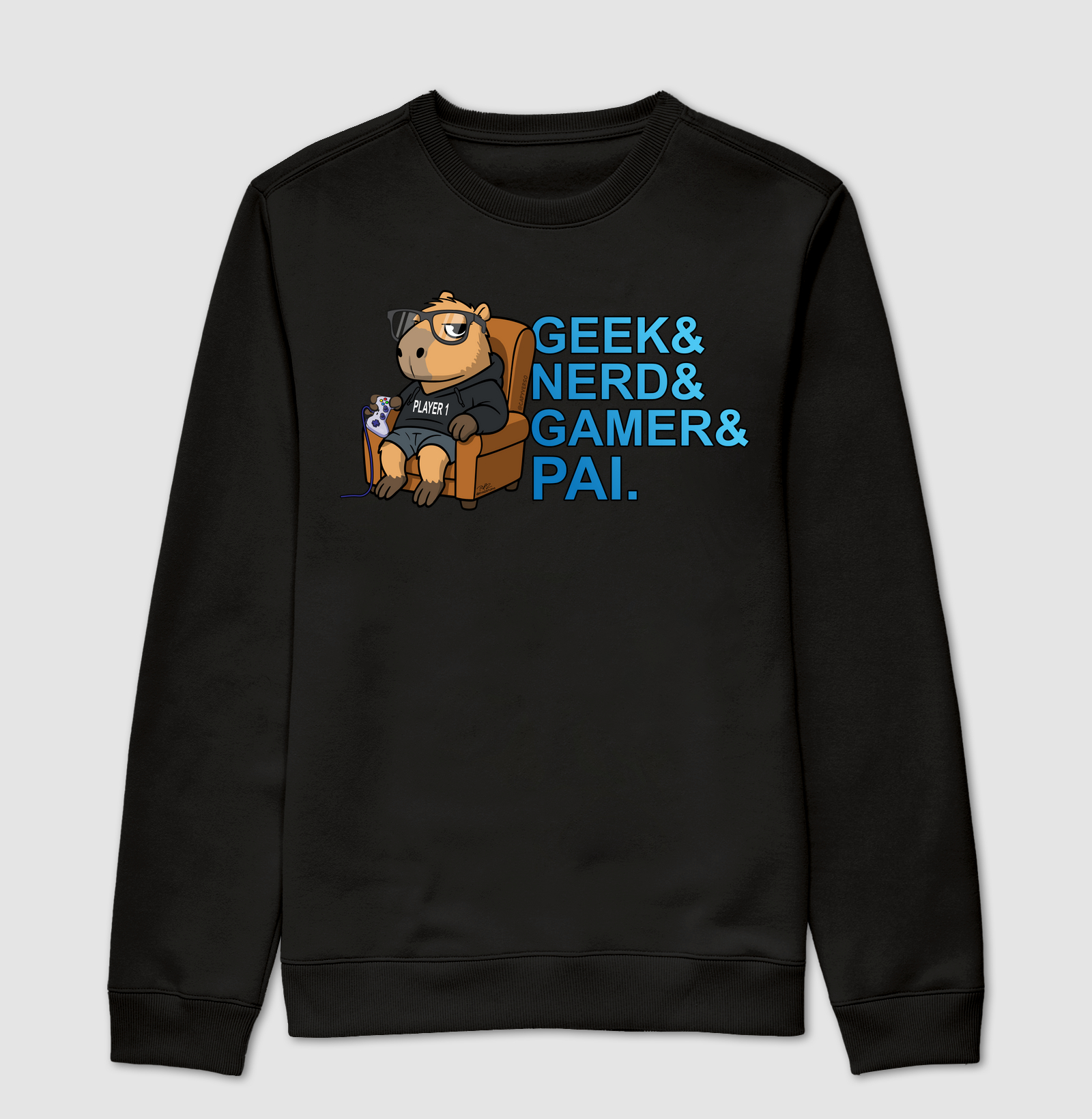 Camiseta Capivara Pai Gamer