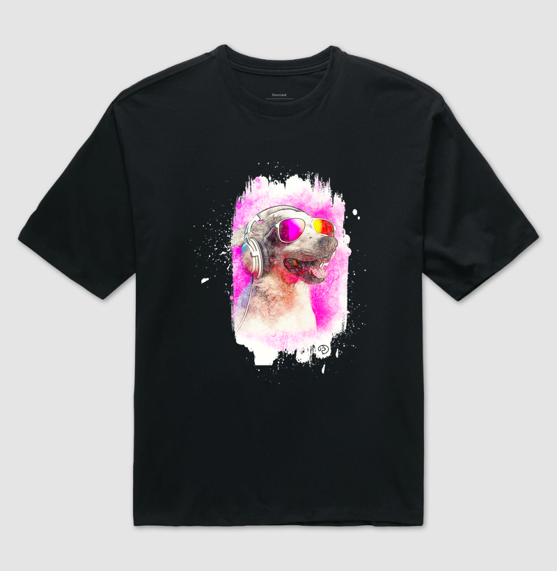 Music Dog Pink