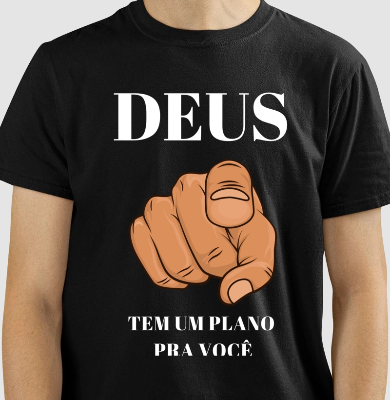 CAMISETA  - PLANO DE DEUS PRA VOCE