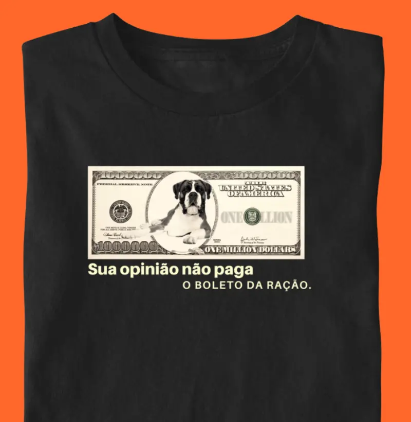 Boleto da ração - dog tons escuros