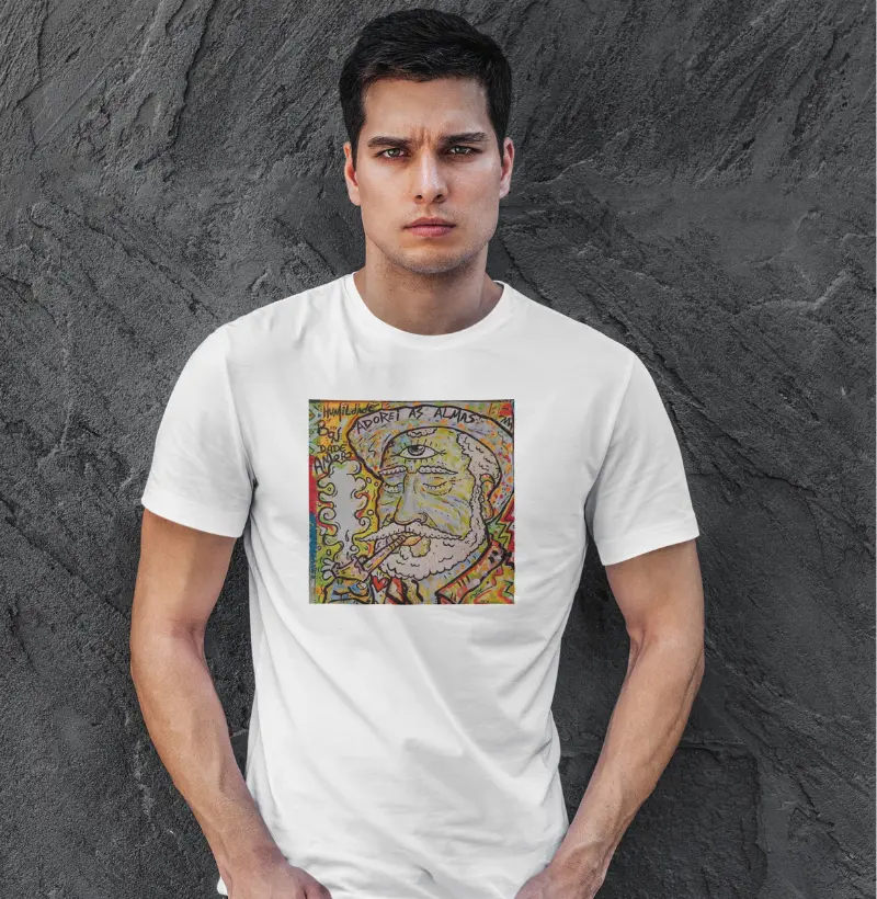 Camiseta 100% Algodão - Preto velho
