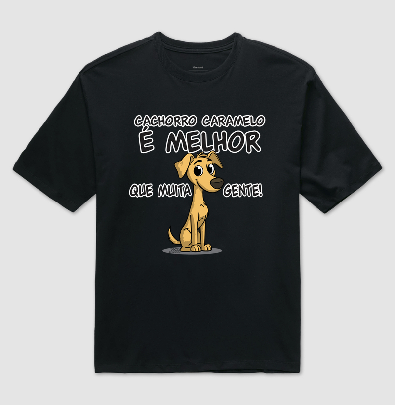 Camiseta Cachorro Caramelo
