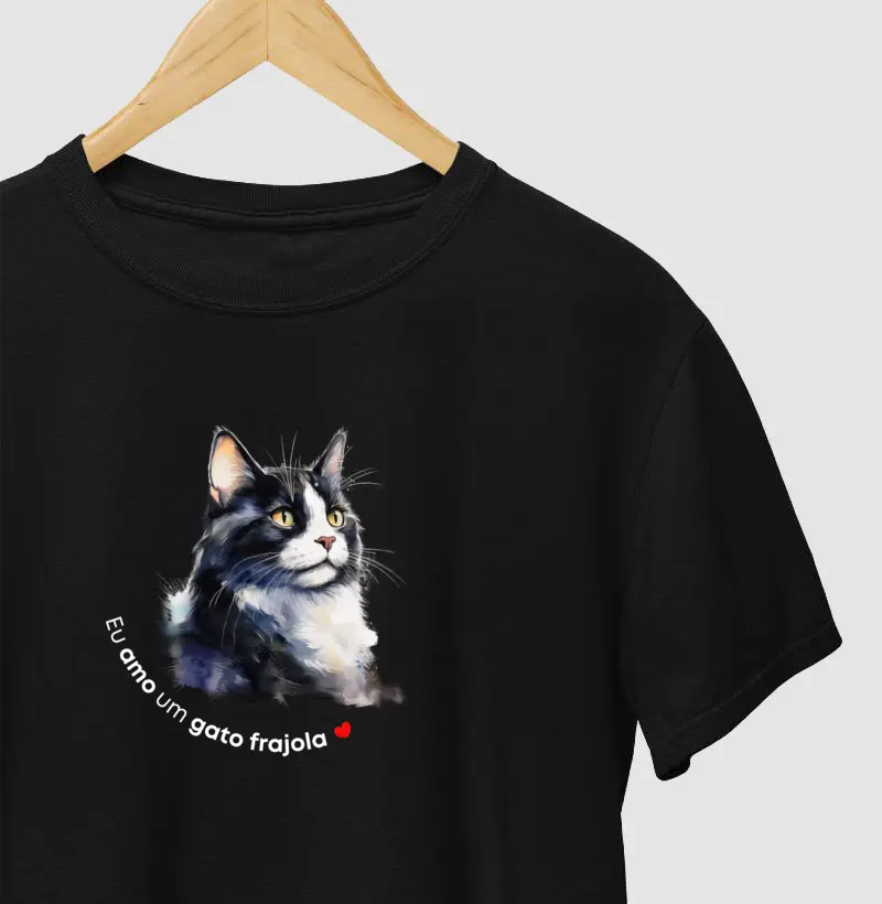 Eu amo um gato frajola