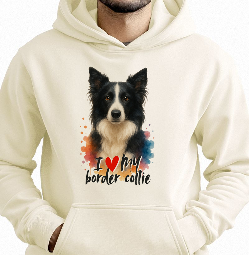 I love my border collie