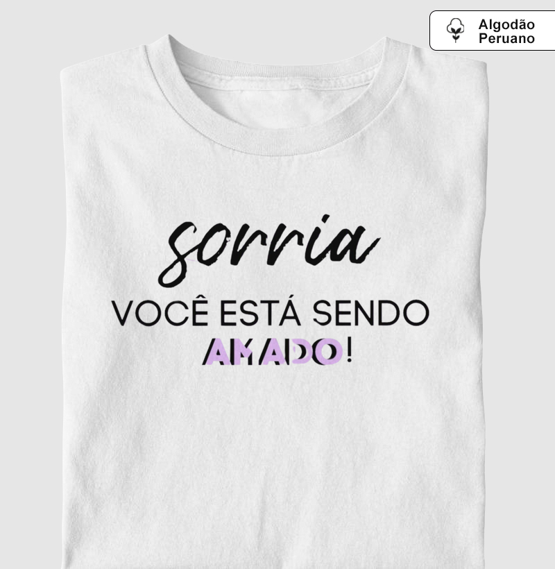 Camisa Algodão Peruano Sorria