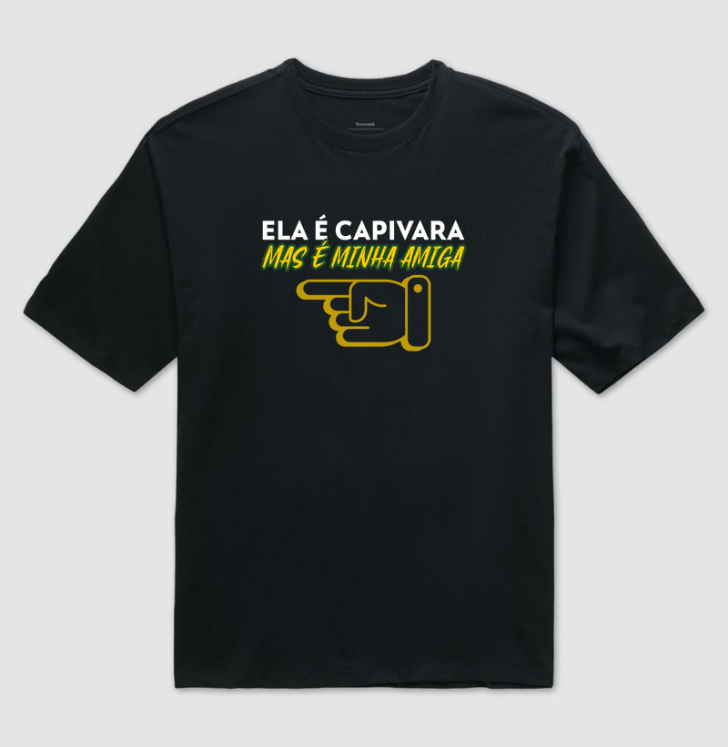 Ela é capivara mas é minha amiga