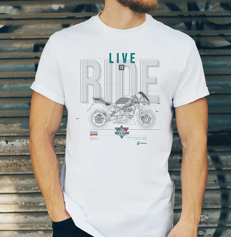 Camiseta Live to Ride