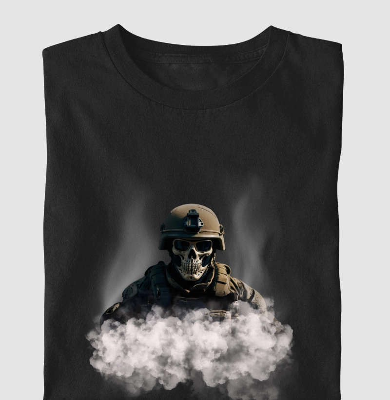 Camiseta Modern Skull Soldier