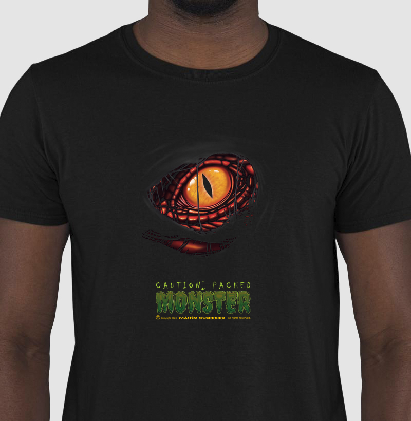 Camisa Monster Preta Masculina
