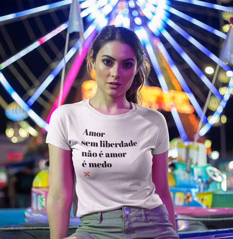 Camiseta Amor sem liberdade Fem