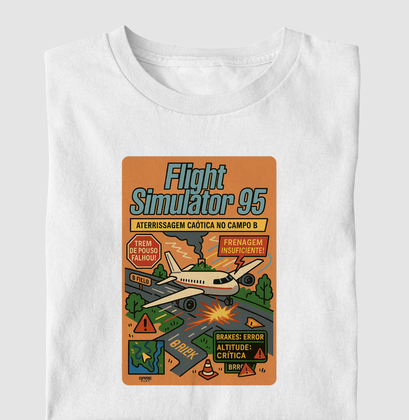 PcWin Flight Simulator 95 Aterrissagem Caótica