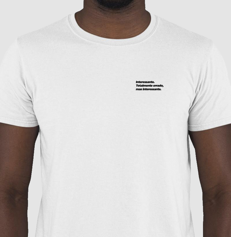 Frase - interessante - texto preto