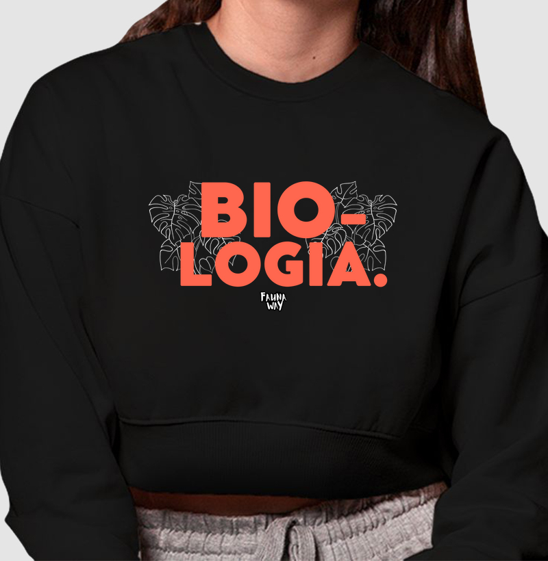 Moletom BIO-LOGIA - Cropped