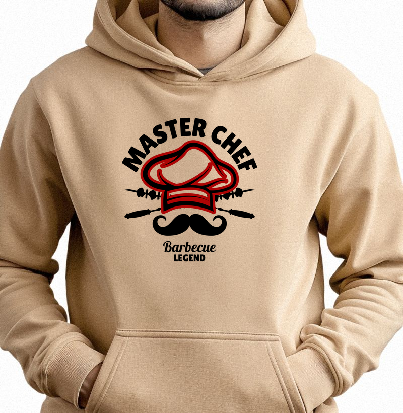 Master Chef: Moletom Com Bolso - Mostre Seu Estilo de Lenda do Churrasco