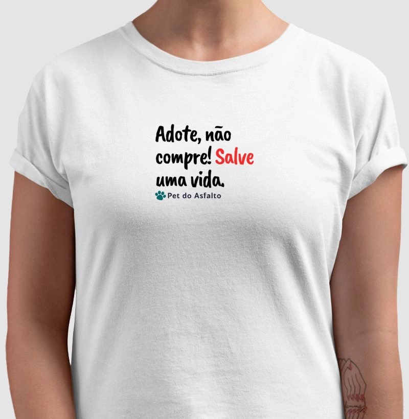 Adote, não compre! Salve uma vida.